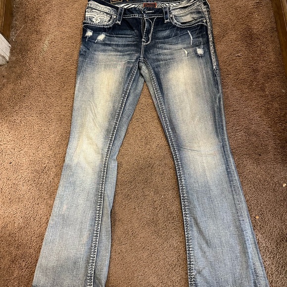 Rock Revival Bootcut Woman’s Size 32 Waist Jeans - Picture 1 of 4